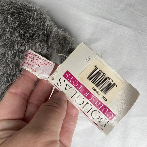 Vintage Douglas Cuddle Toys Donkey Burro Stuffed Animal Gray Toy 11" - Picture 5 of 8